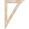Ekena Millwork Traditional Traditional Smooth Bracket w/ Offset Brace, Douglas Fir, 5 1/2"W x 26"D x 38"H BKT0604X26X38TRA01SDF - alternate 4